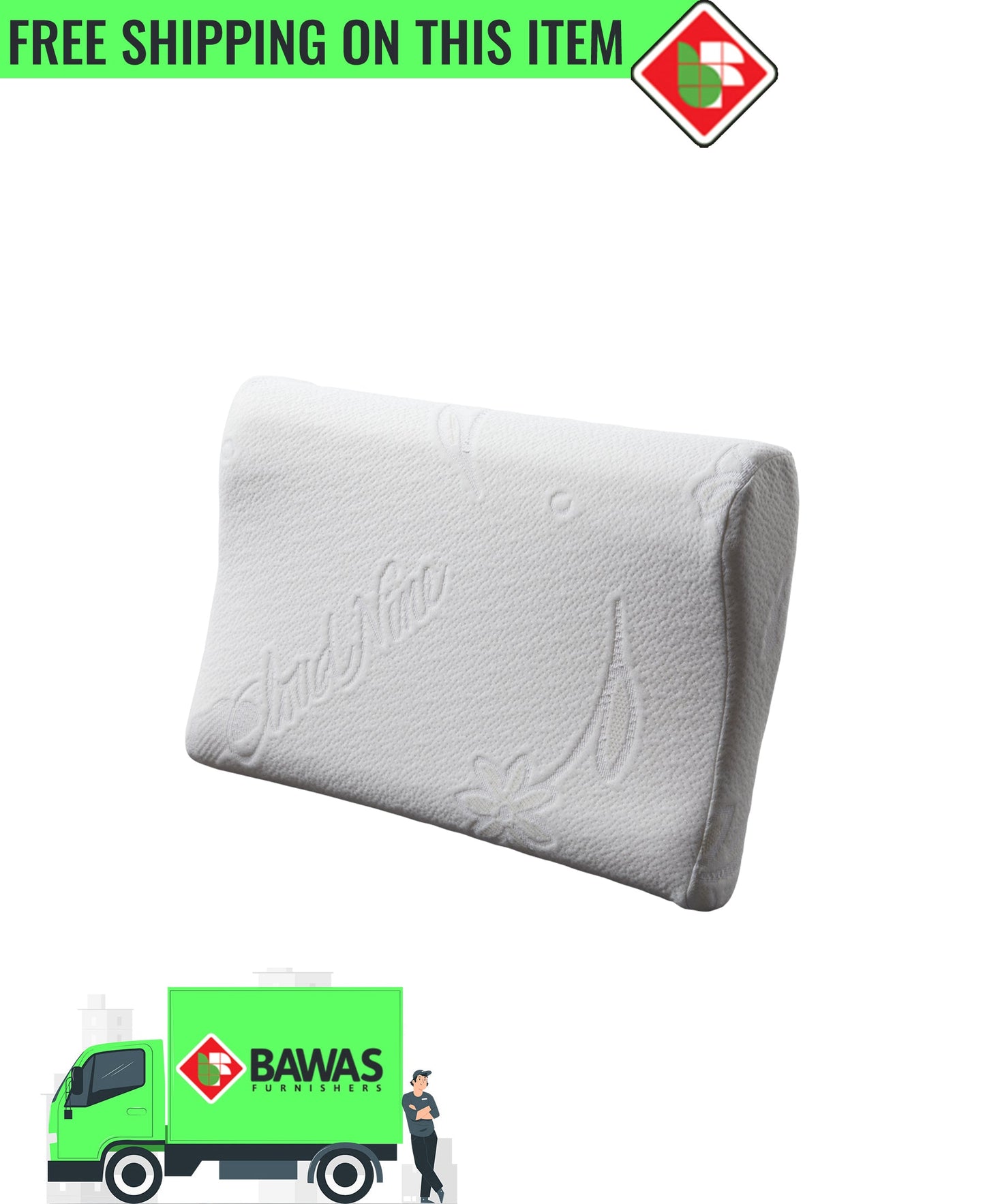 Cloud Nine Aero-Soft Memory Foam Pillow