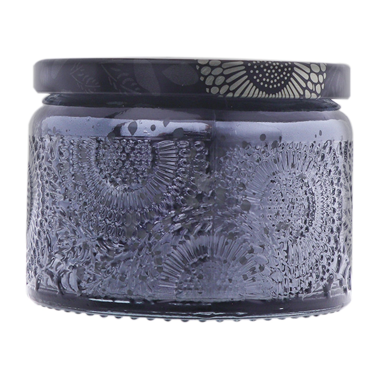 Regent Scented Candles (Vanilla) In Embossed Glass Jars, Asst. Colours, 100gr Each