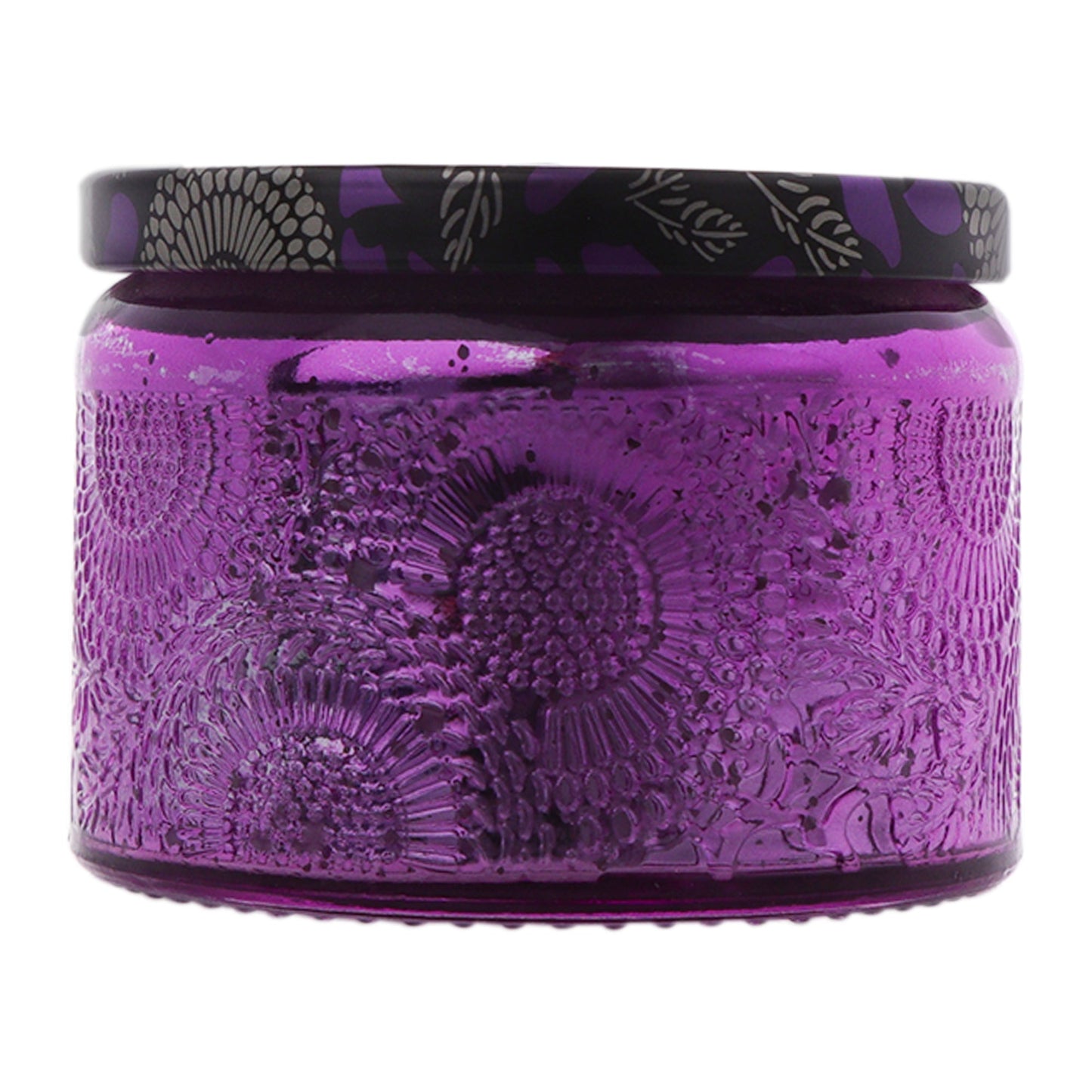 Regent Scented Candles (Vanilla) In Embossed Glass Jars, Asst. Colours, 100gr Each