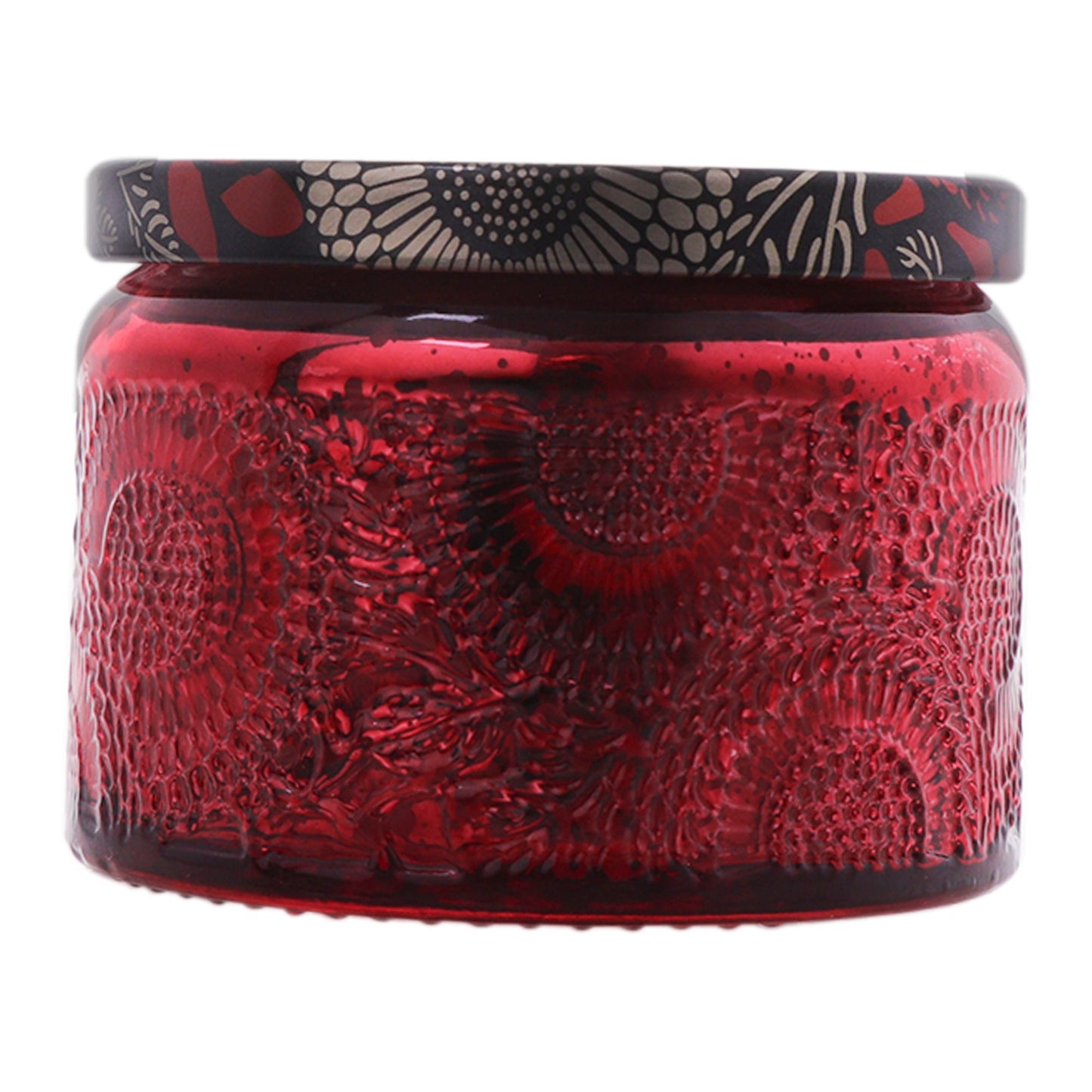 Regent Scented Candles (Vanilla) In Embossed Glass Jars, Asst. Colours, 100gr Each
