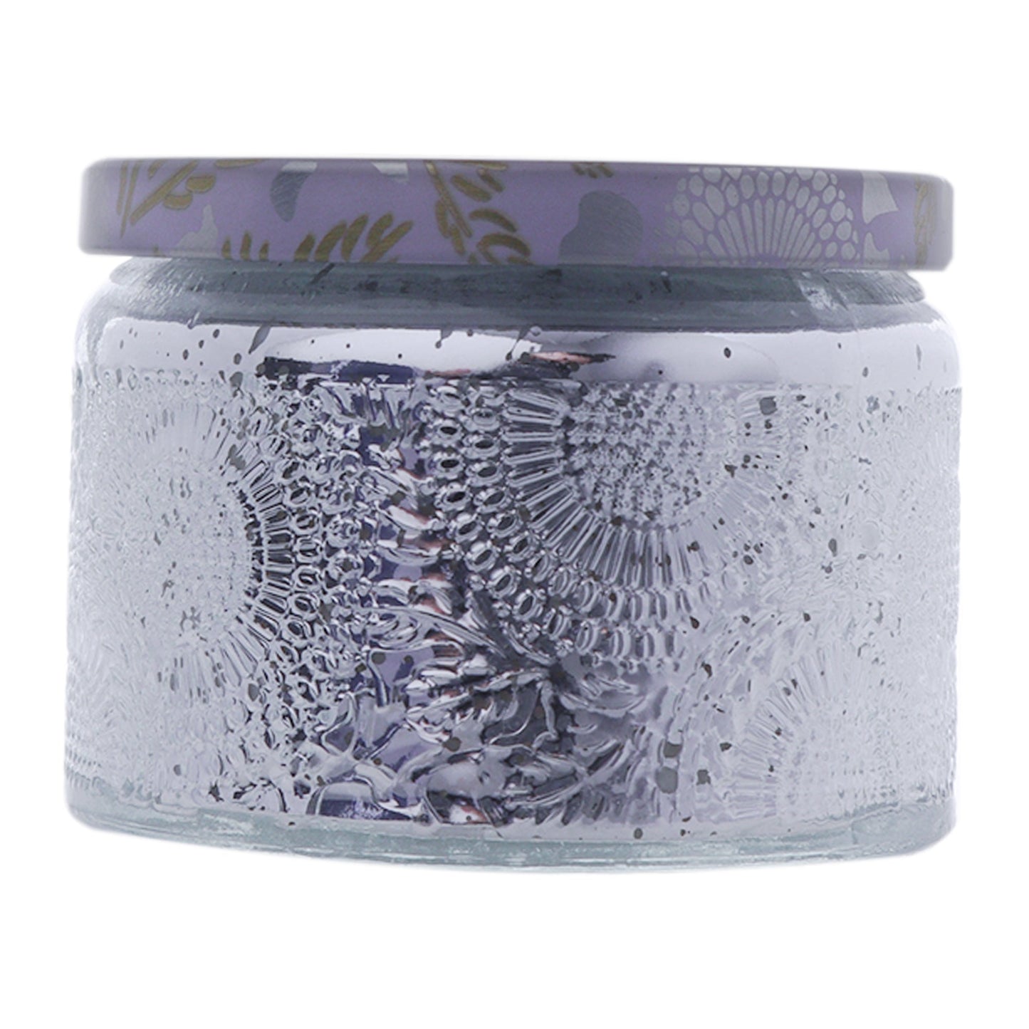 Regent Scented Candles (Vanilla) In Embossed Glass Jars, Asst. Colours, 100gr Each