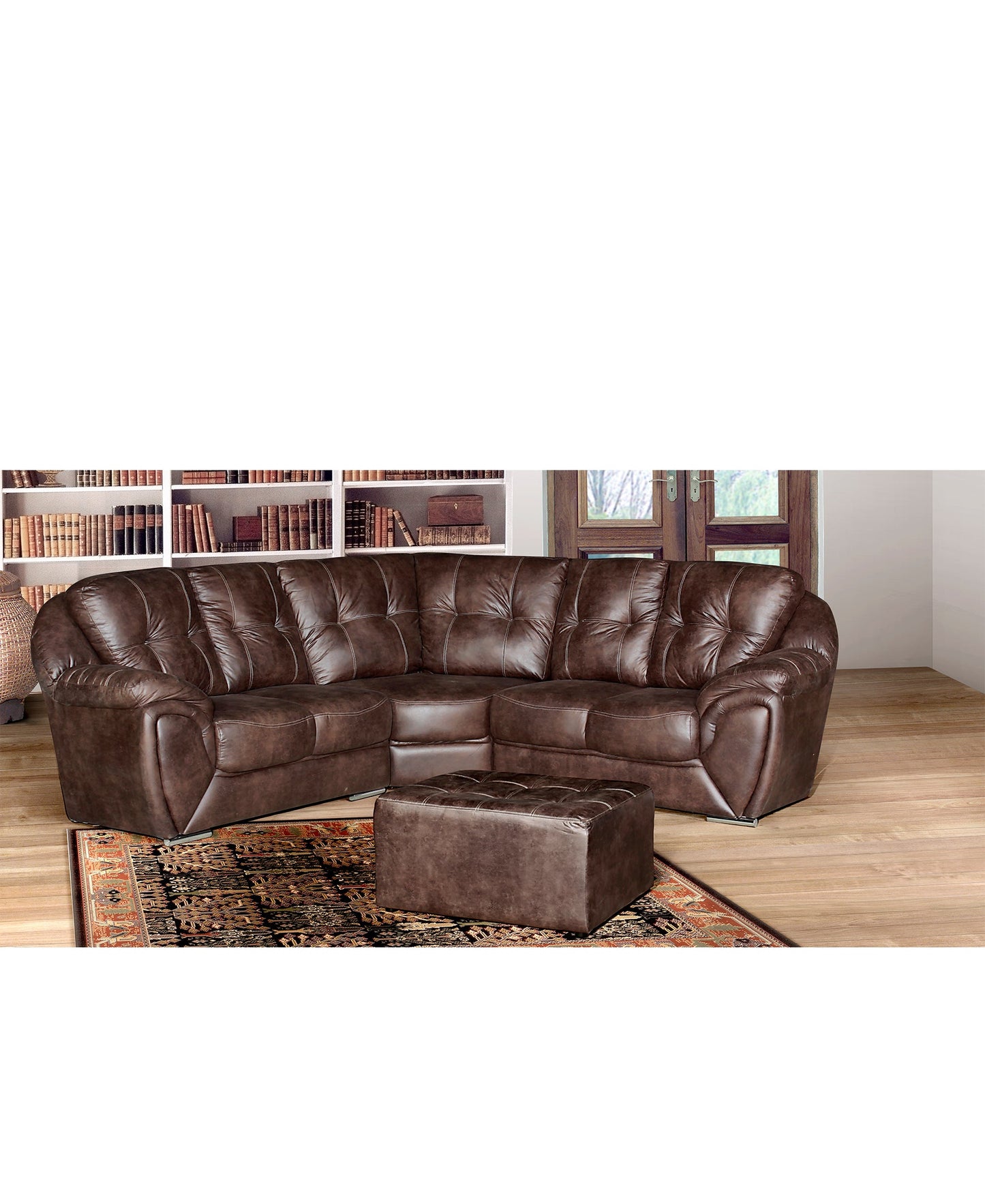 Haya Sofa Corner Brown
