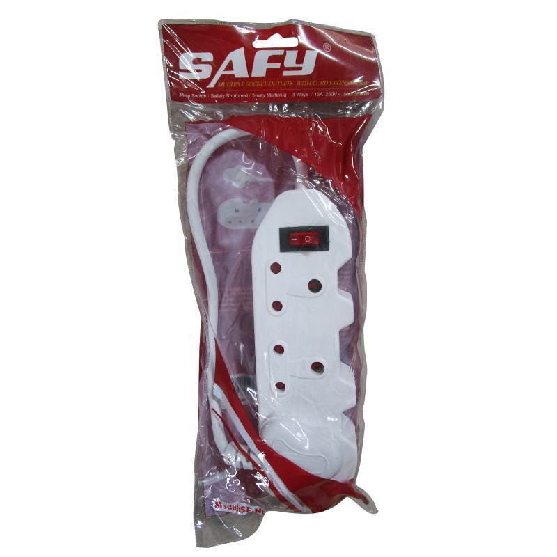 Safy Multiplug 3 Way