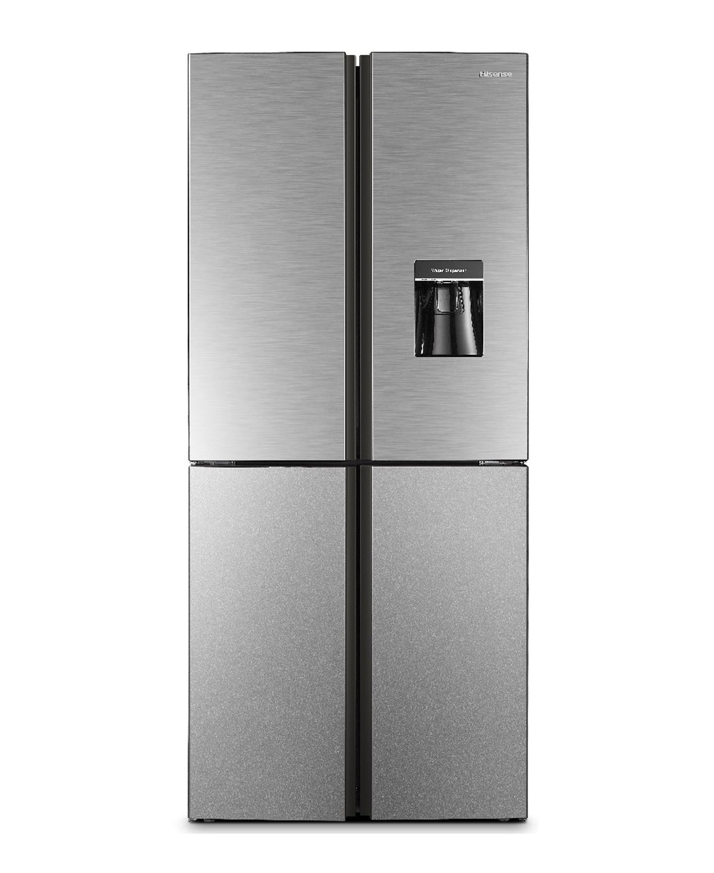 HISENSE 392L FRENCH DOOR FRIDGE - Stainless Steel