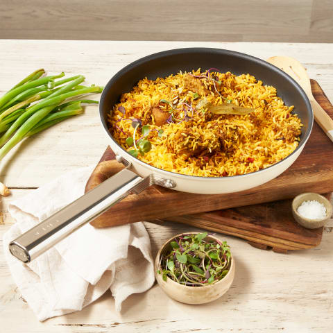 Smeg 24cm Frying Pan Cream CKFF2401CRM