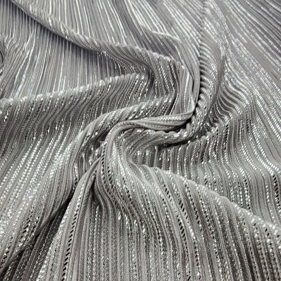 Pleated Foil Opal Fabric 150cm