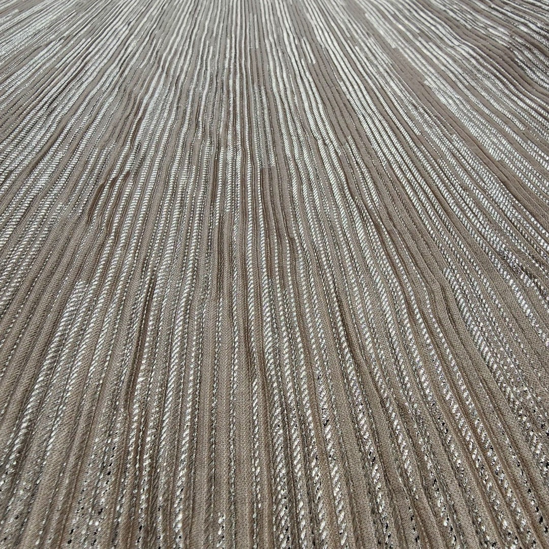 Pleated Foil Opal Fabric 150cm