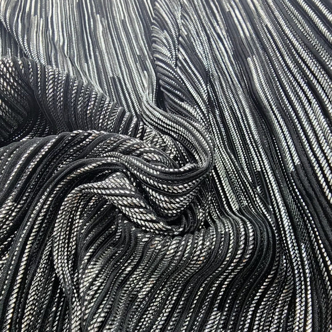 Pleated Foil Opal Fabric 150cm