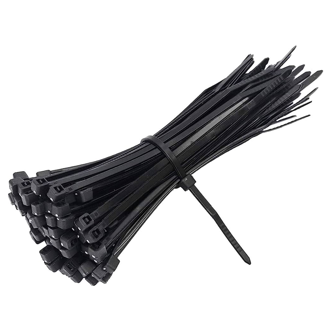 Cable Ties 100Pc 4.6X200Mm Black Euro