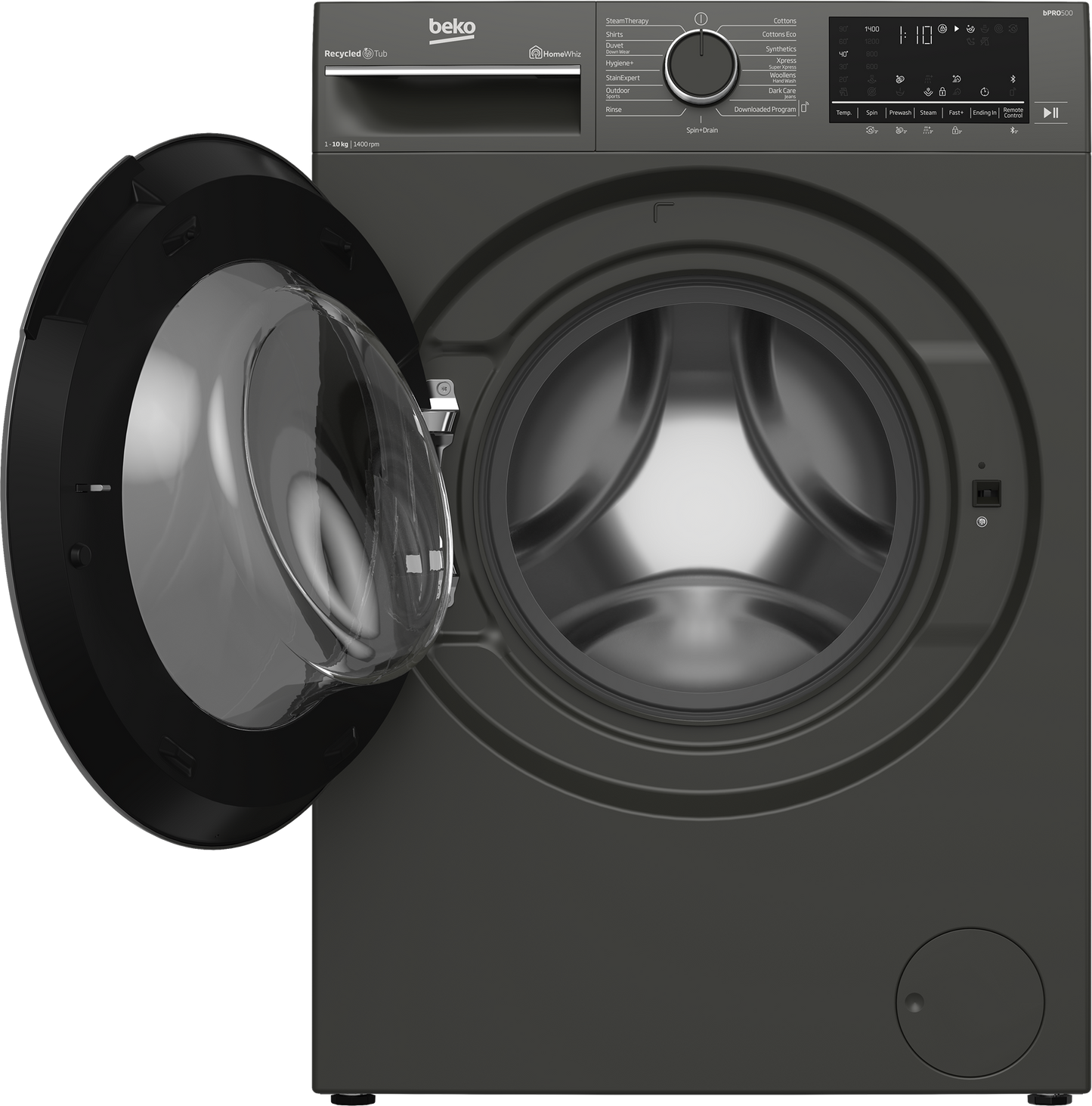 Beko 10kg Washing machine Grey Front Loader BAW201