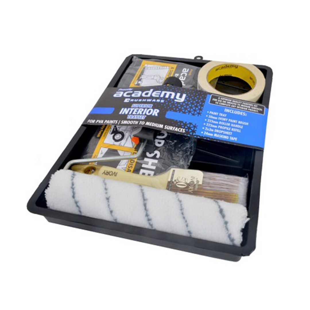 Paint Roller Tray Set Combo