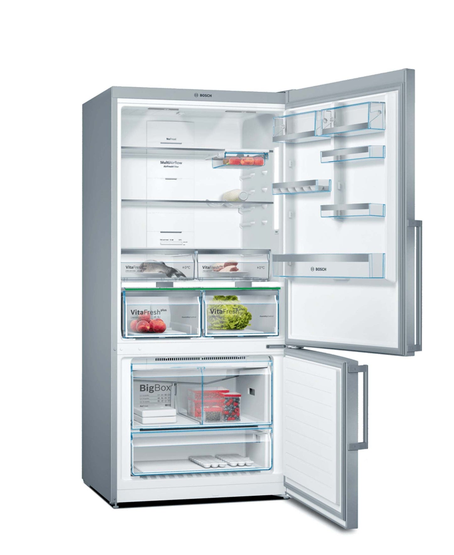 Bosch Fridge Freezer 619L KGN86CI30NZ - Metallic