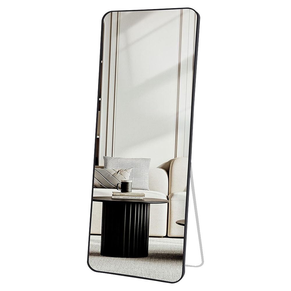 Free Standing Mirror - Full Length - 55x170cm - Black