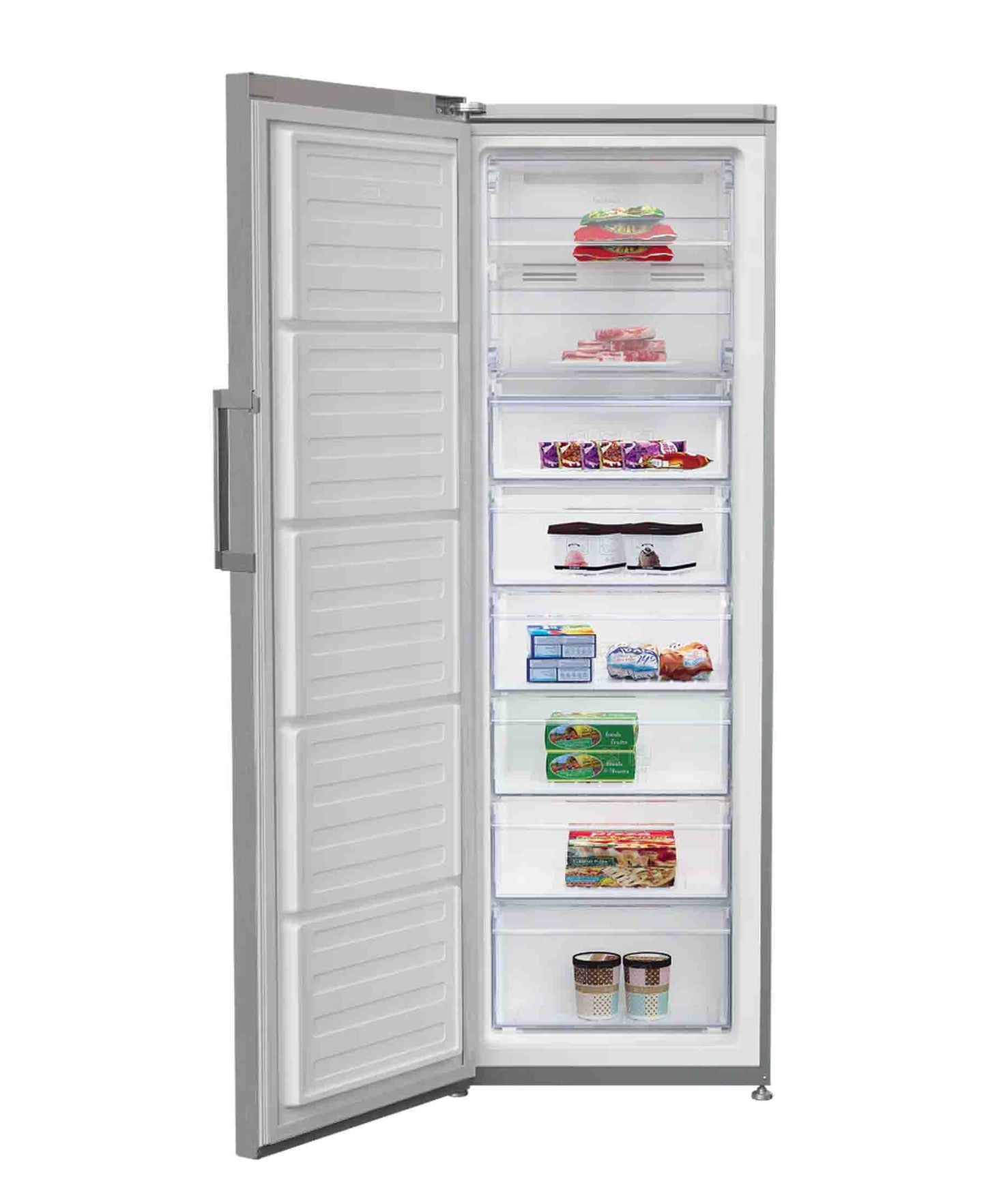 AEG 260L Upright Cabinet Freezer - Stainless Steel