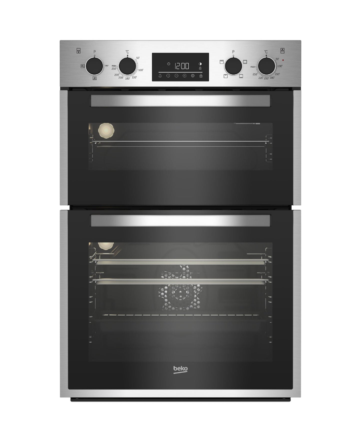 Beko 60cm Built-In Double Oven - Inox