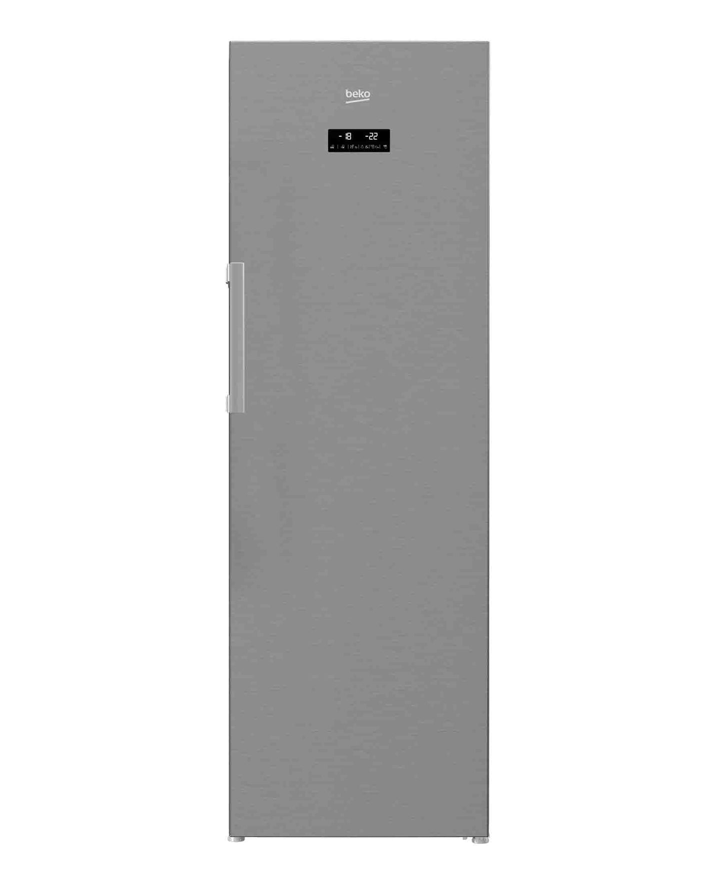 Beko 300L Upright Freezer Full No Frost - Inox