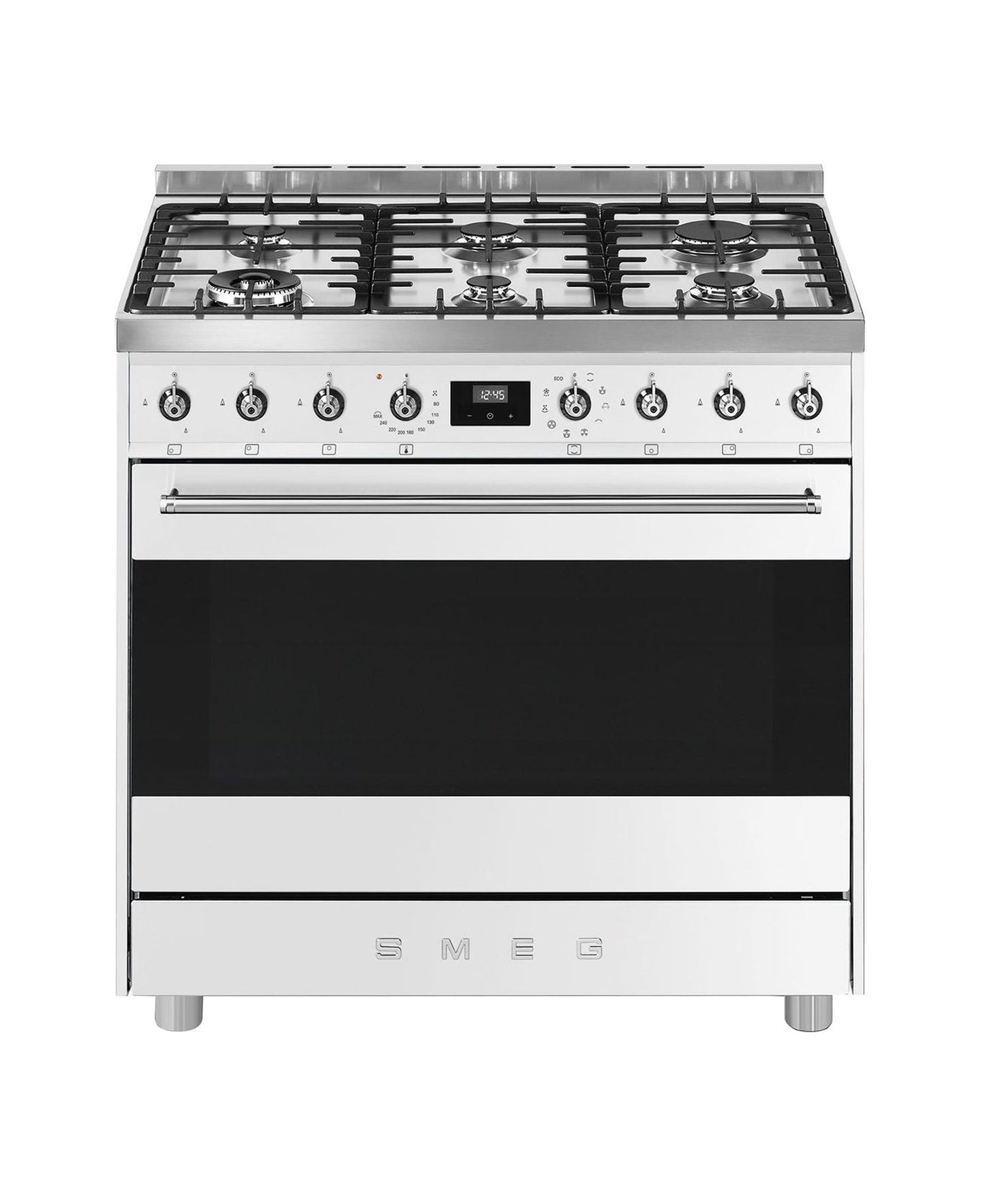 Smeg 90cm White Symphony Cooker & Multifunction Oven C9MABSSA9