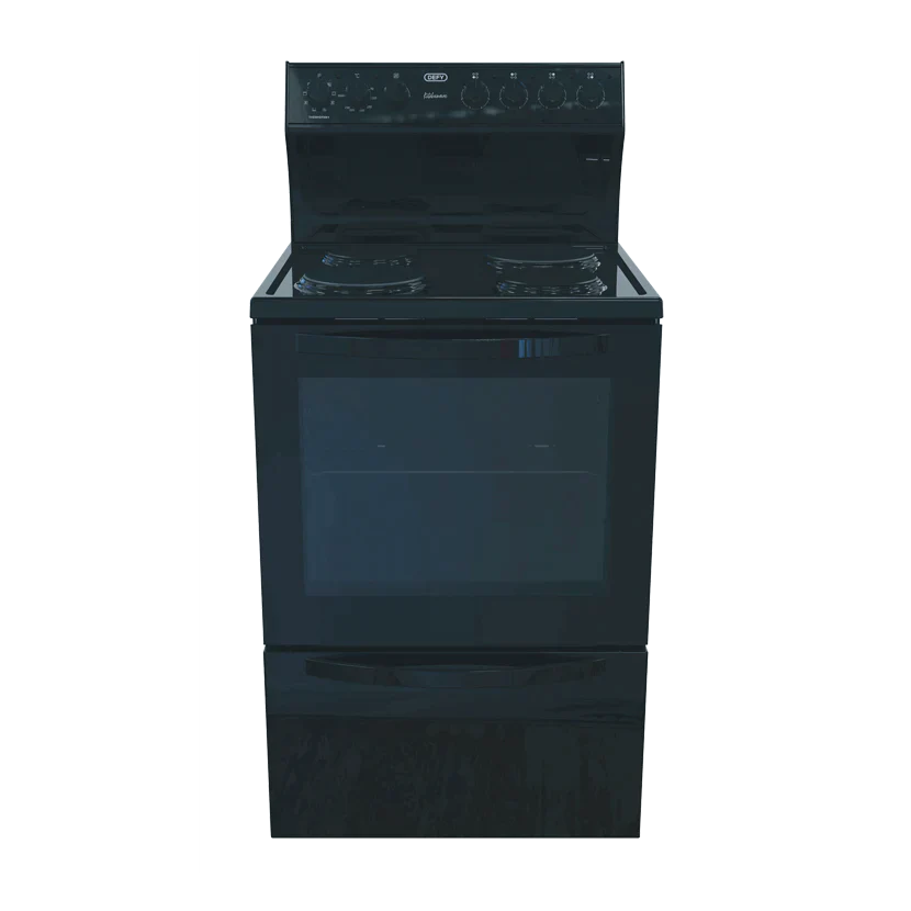 Defy Thermofan+ Kitchenaire 600 Electric Stove - Black