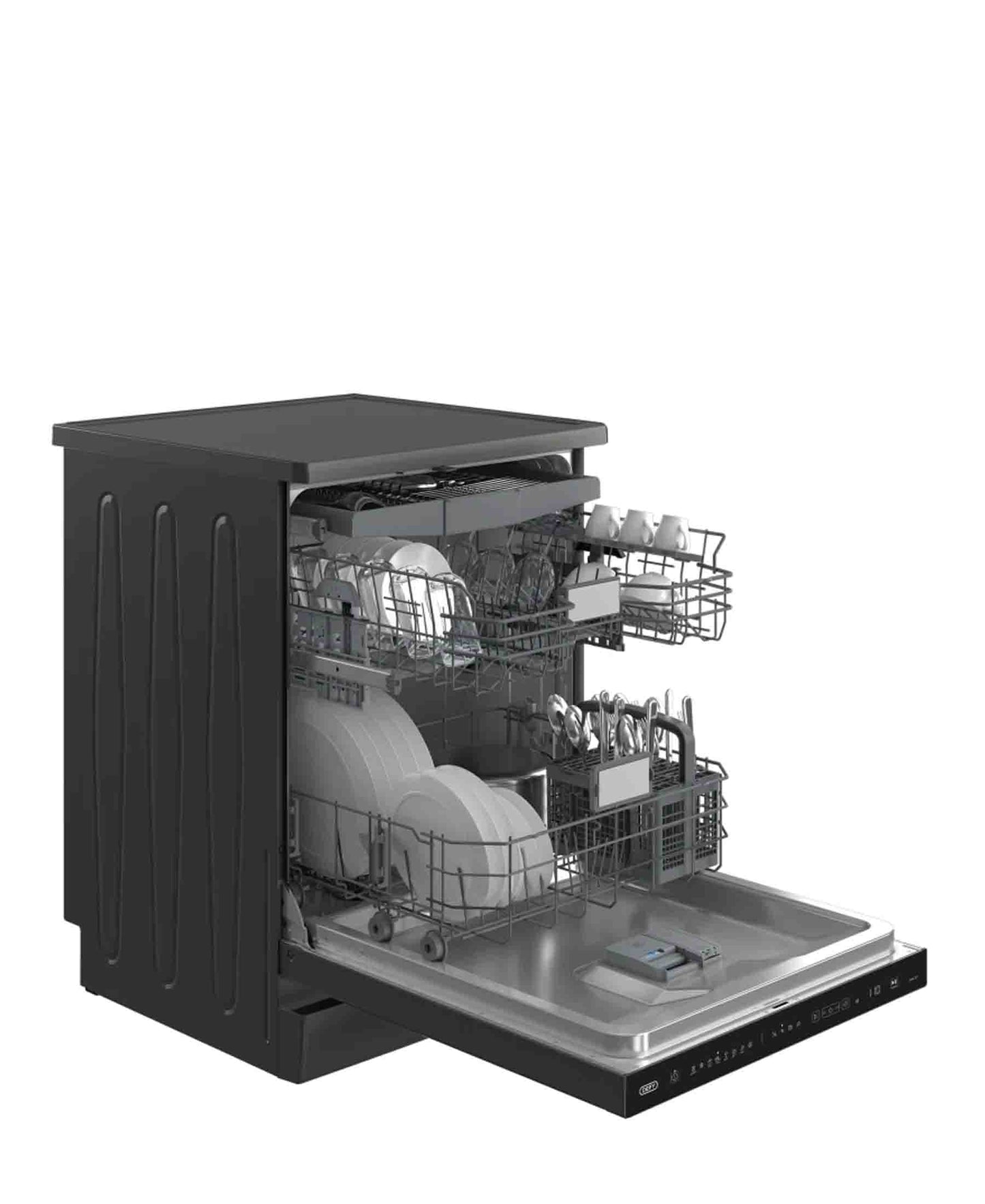 Defy 15 Place Atlantis CornerWash Dishwasher - Dark Inox - A+++