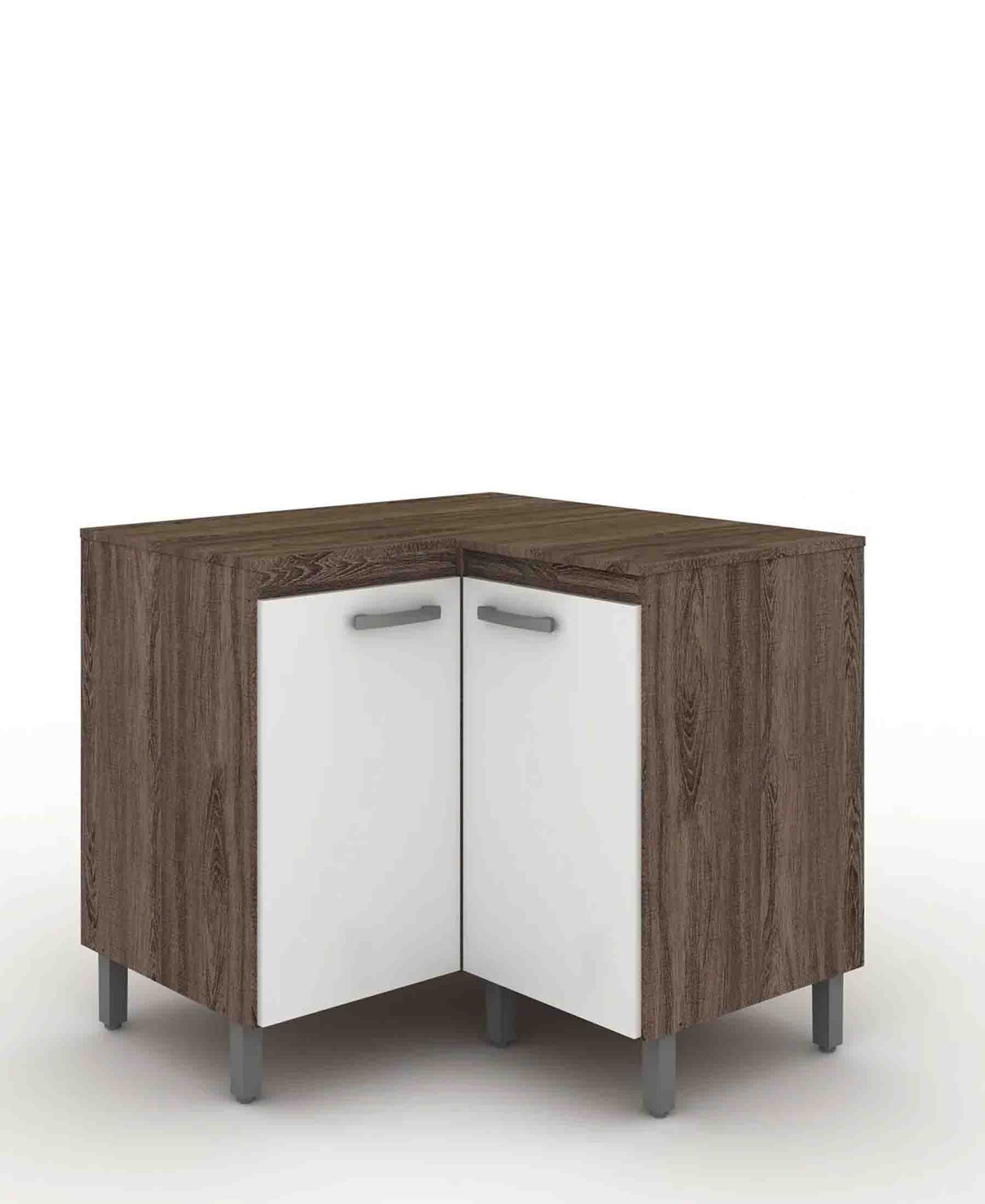 Brazil Kitchen Corner Unit- Arezo β White