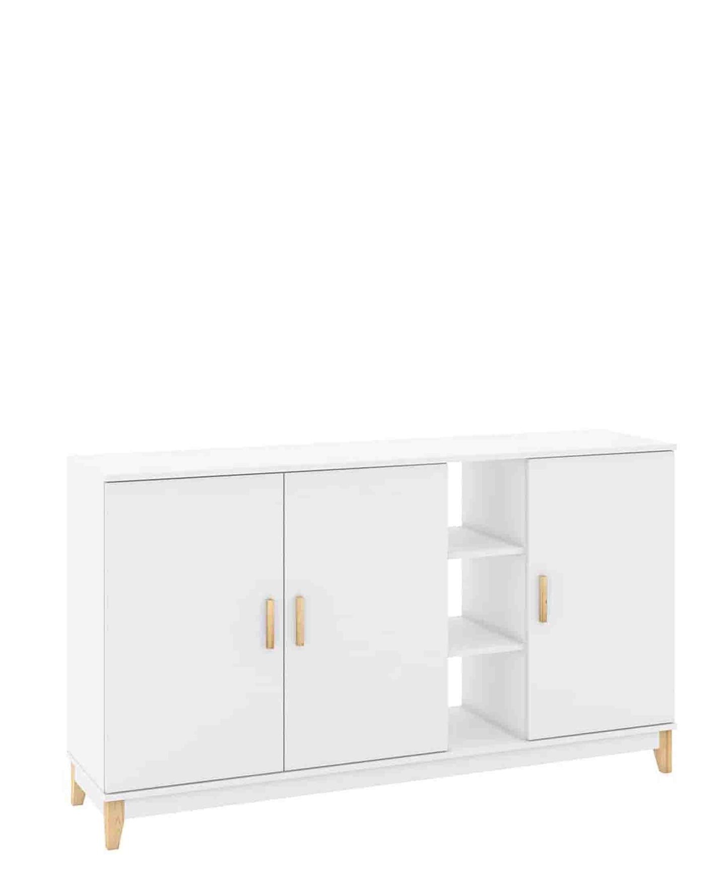 Modern 2 Door Brazillian Cabinet β White