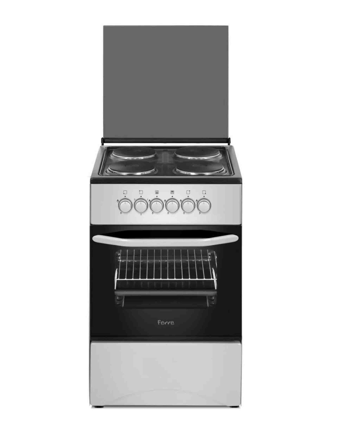 Ferre 4 Plate Full Electric Stove - Silver
