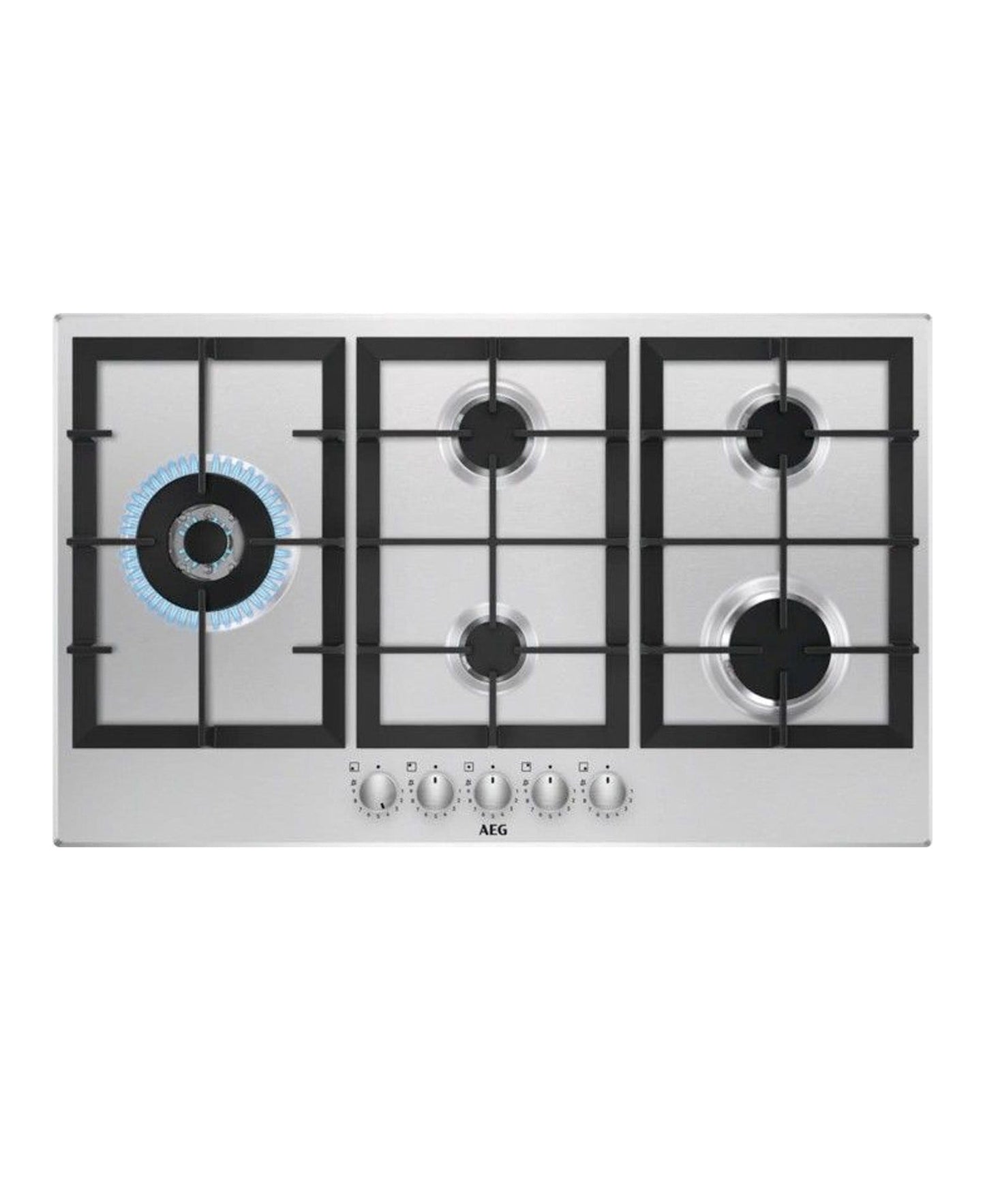 AEG 90CM 7000 Series Built-in Gas Hob - Stainless Steel