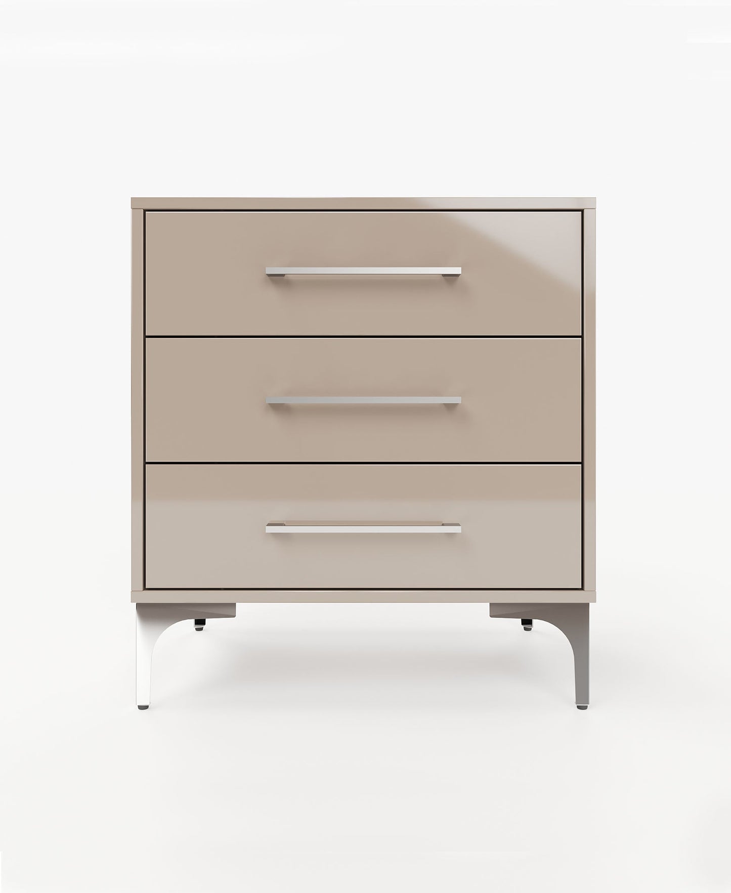 High Gloss 3 Drawer Night Stand – Congo
