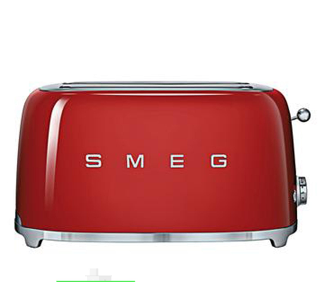 Smeg 4 Slice Toaster - Red
