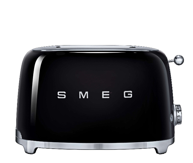 Smeg 4 Slice Toaster - Black