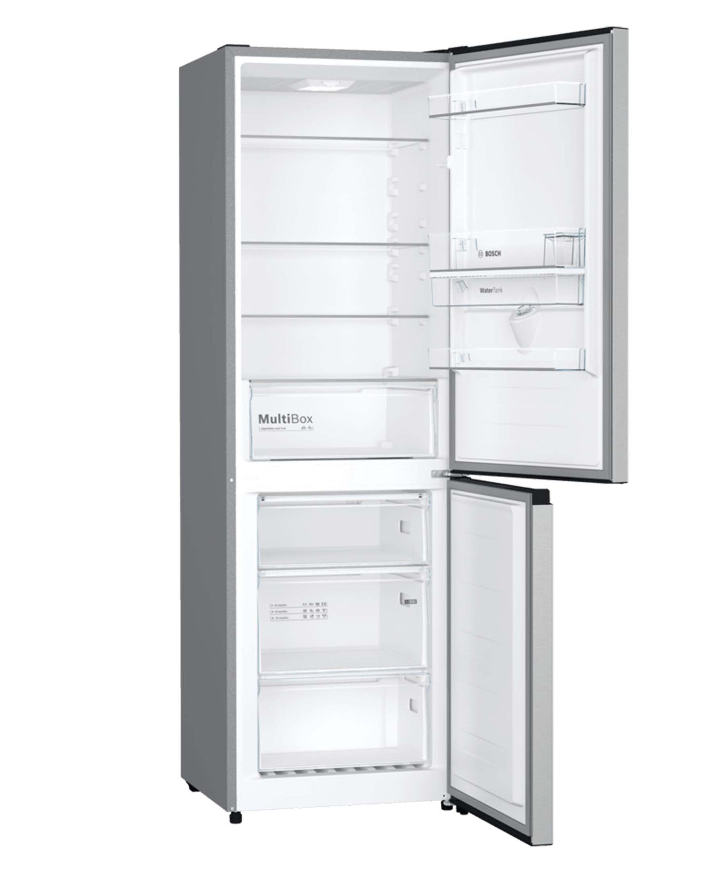 BOSCH 4 Freestanding Fridge-freezer KGW36NL2AZ - Metallic