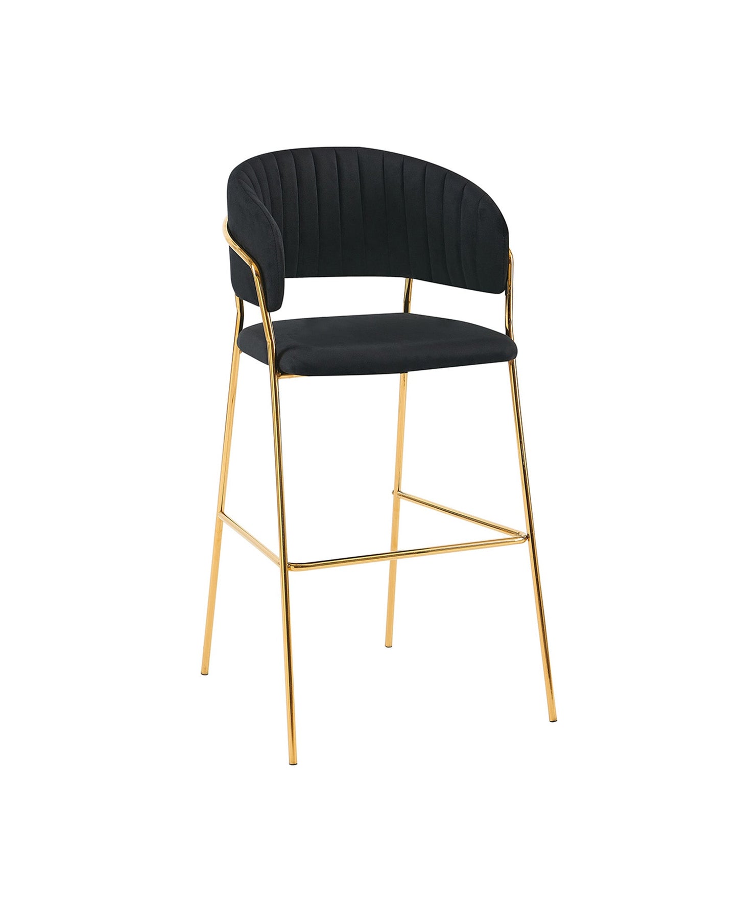 MWBCG03B - Gold Frame Bar Chair β Available In 4 Colours