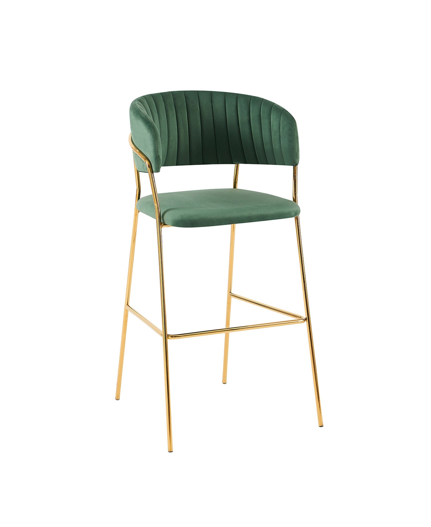 MWBCG03B - Gold Frame Bar Chair β Available In 4 Colours