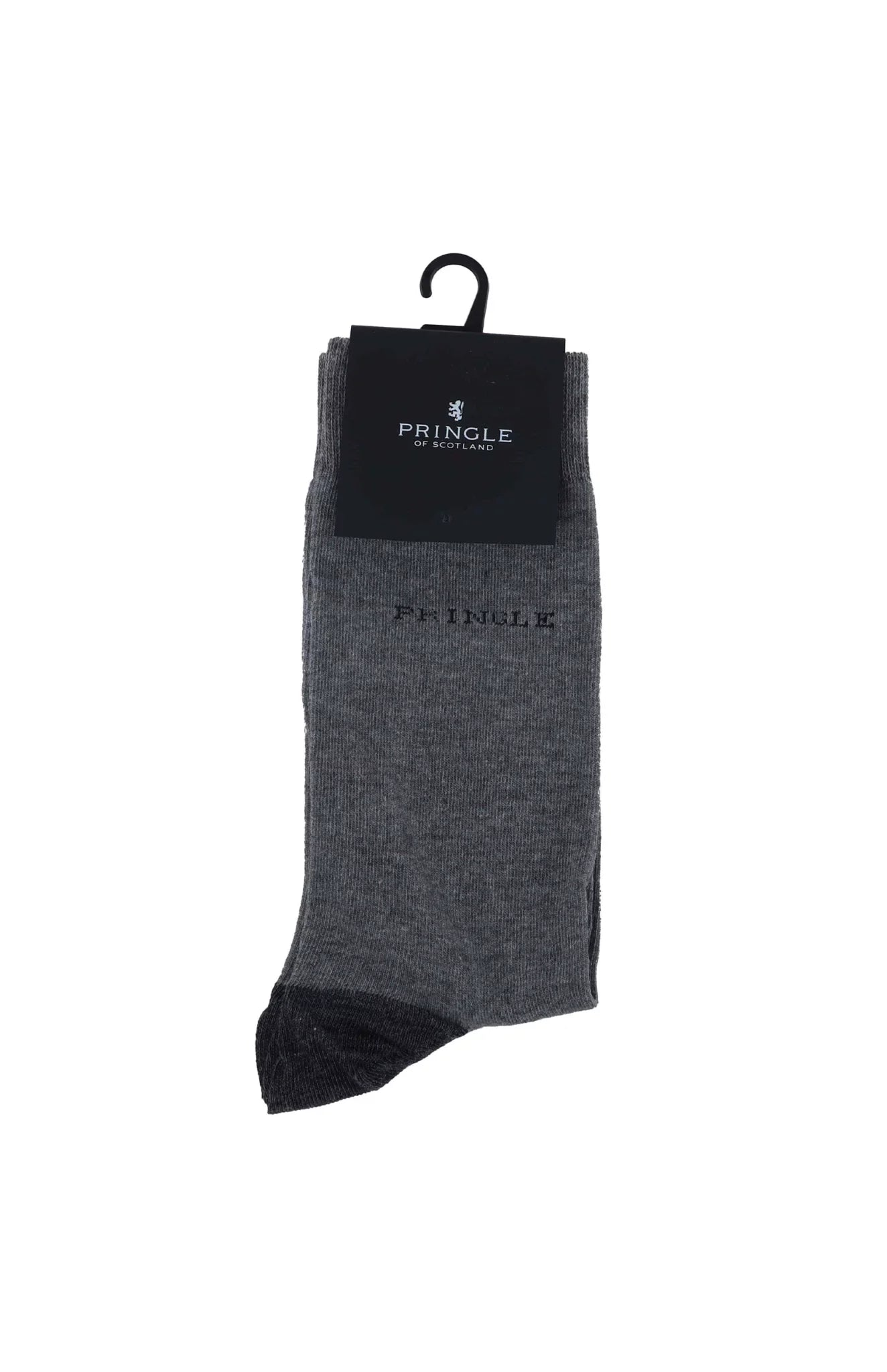 Pringle Core 4 Plain Long Socks Grey
