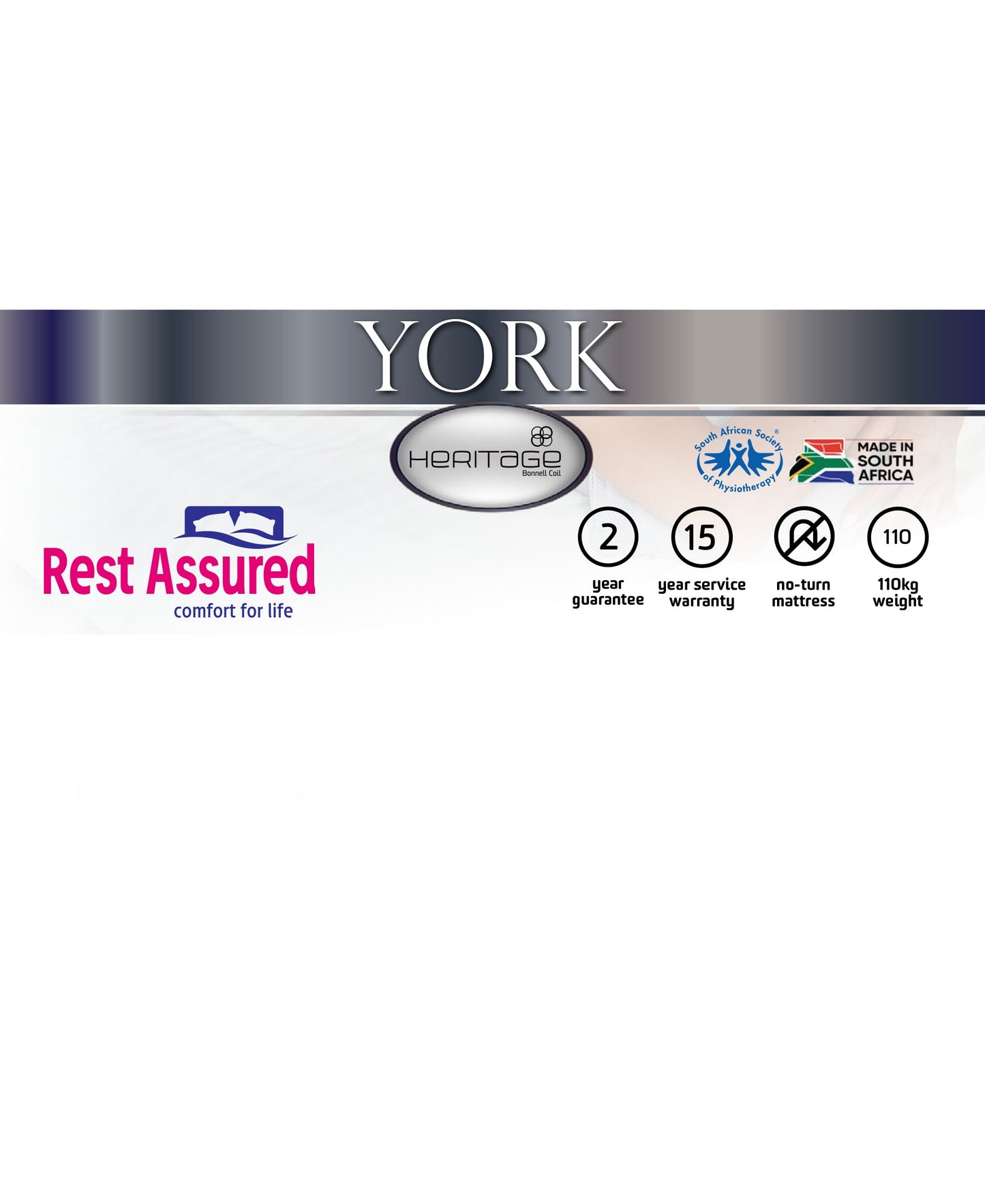 Rest assured York Bed