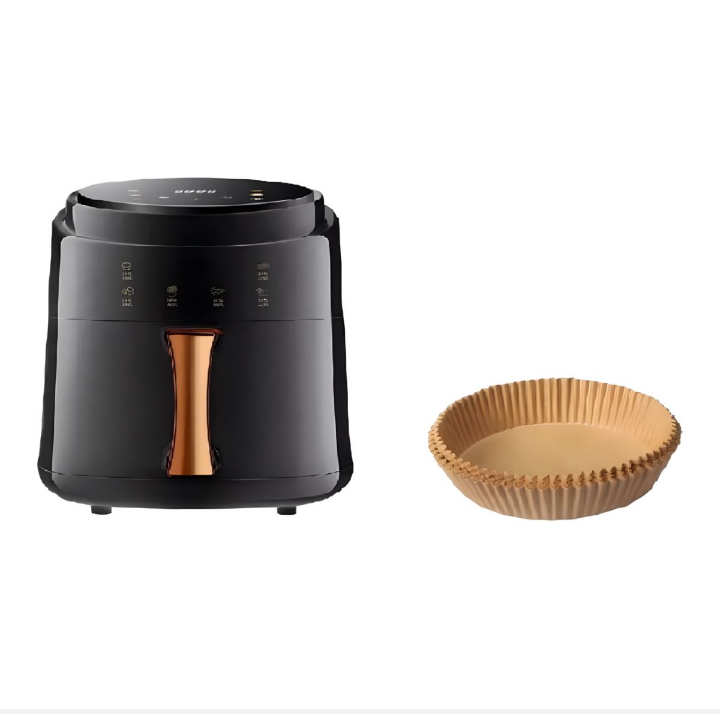 Air Fryer Multifunctional Digital Air Fryer 1400W Family Size - 8L - Black