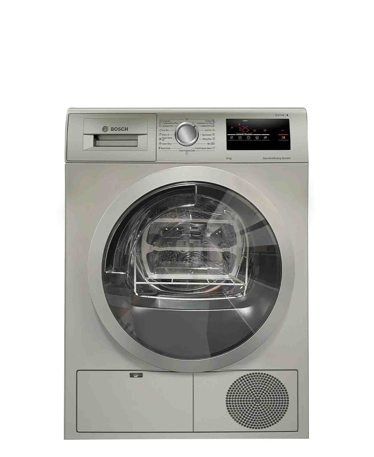 BOSCH 8KG CONDENSER TUMBLE DRYER SERIES 4 - Silver