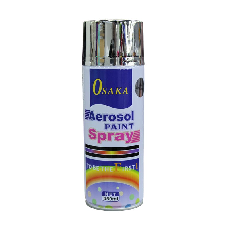 Aerosol Spray Paint Bright Chrome 450ml