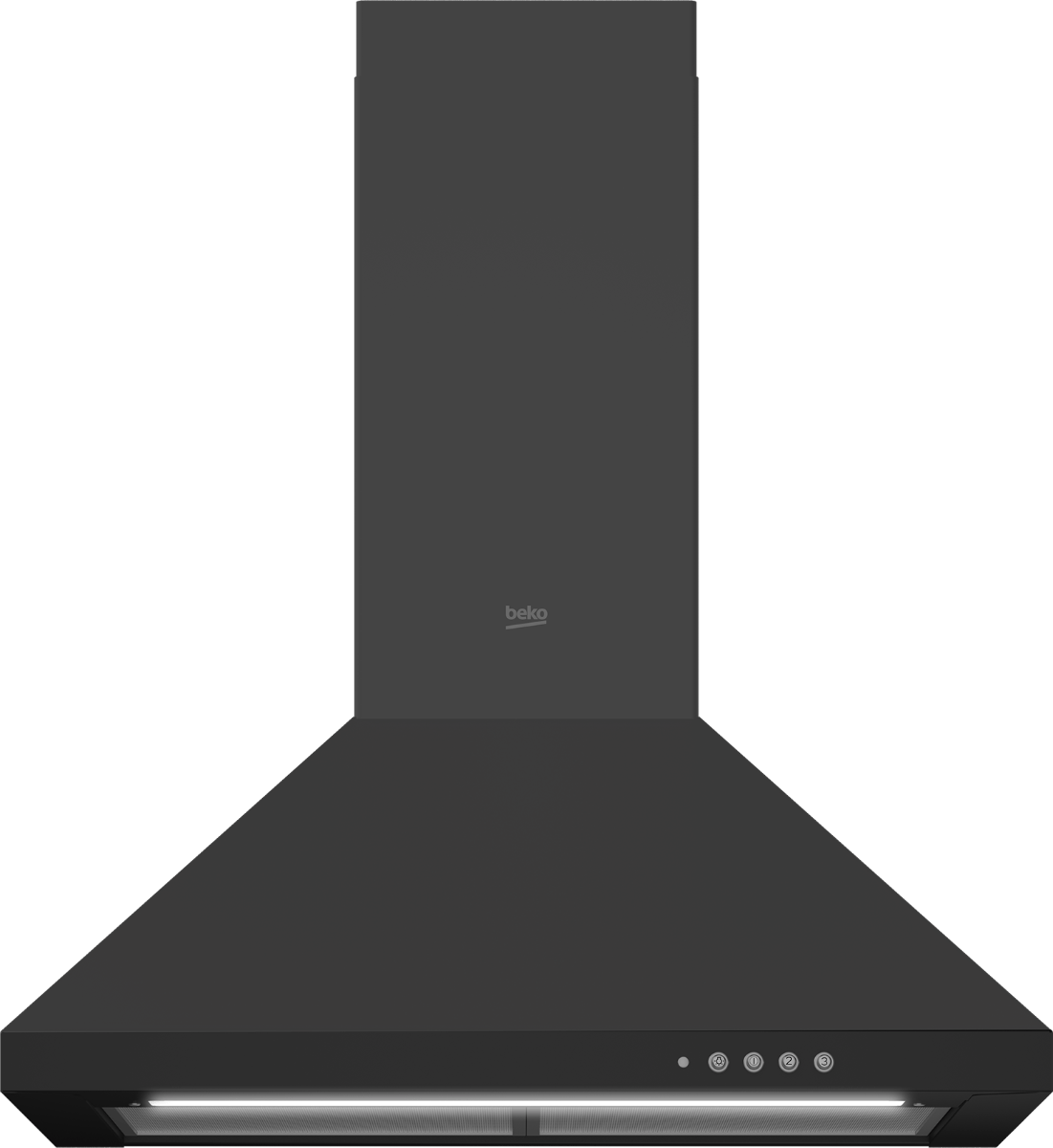 Beko 60cm Pyramid Hood Anthracite CWB6441AN