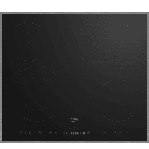 Beko 60cm Vitro Ceramic Hob With Slider Control - HIC64503TX