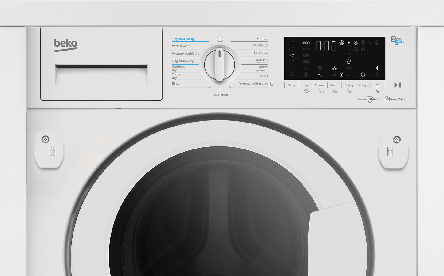 Beko Freestanding Washer Dryer 8kg/5kg, 1400 rpm HITV 8736B0 HT