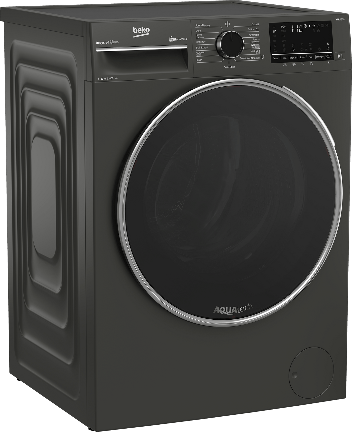 Beko 9kg Grey Front Loader Washing Machine - BAW202