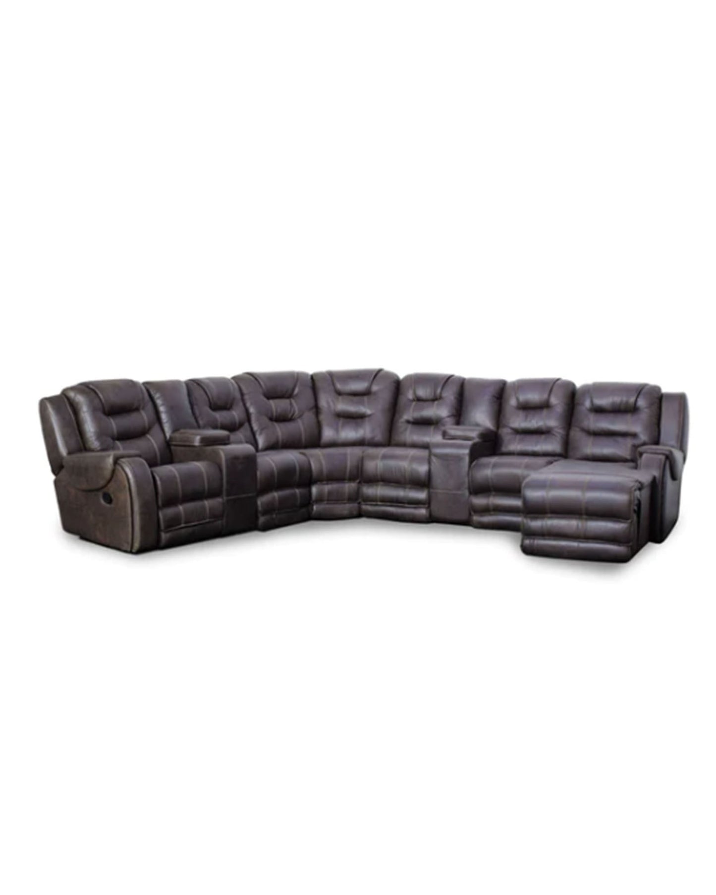 Berlin Corner Sofa 4pce - Brown