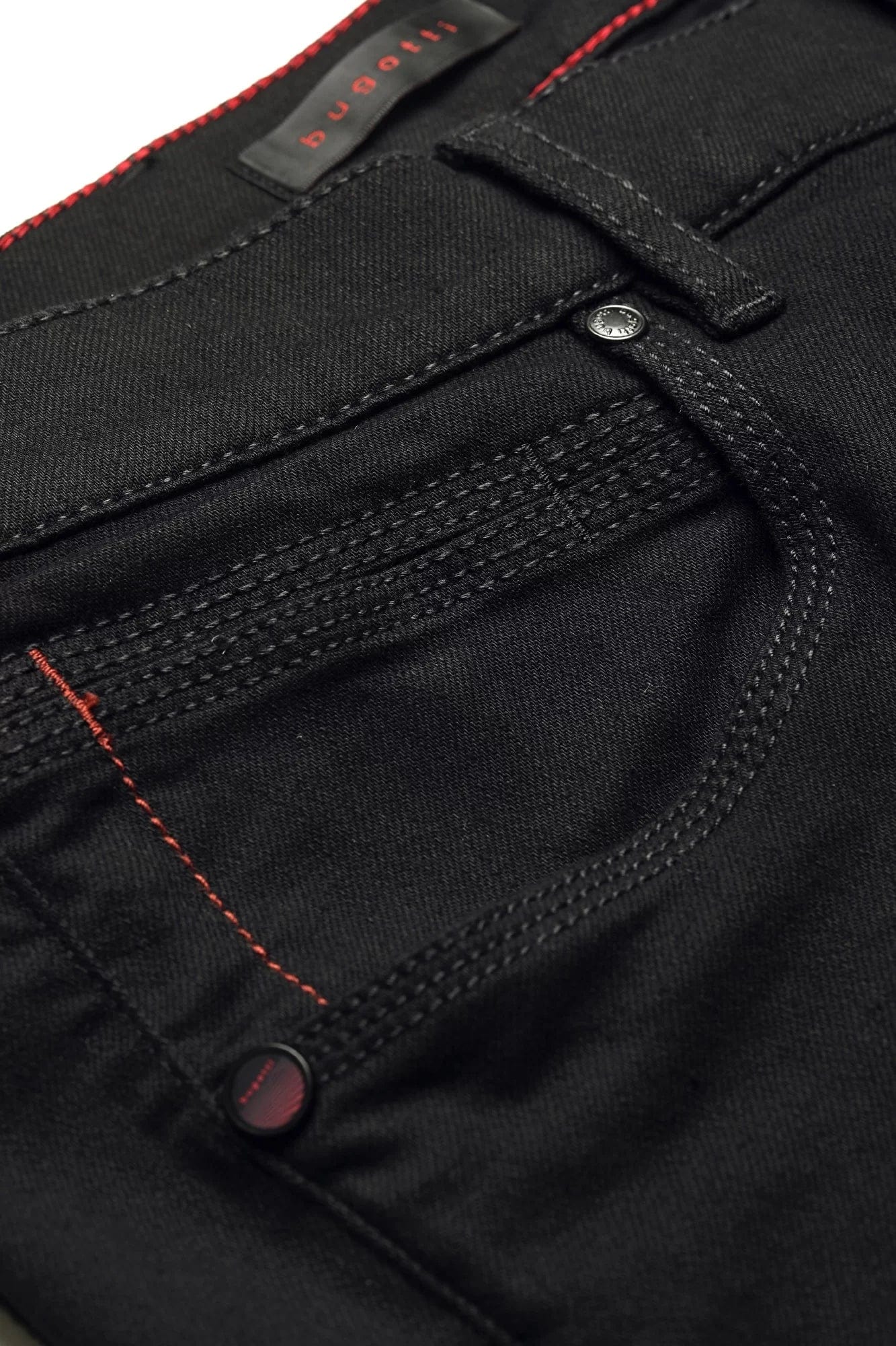 Bugatti Jeans with Power Stretch in black
