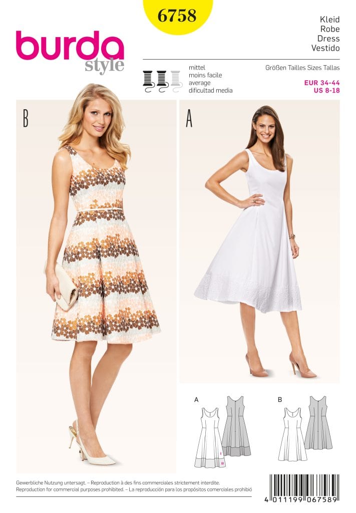 Burda Pattern 6758