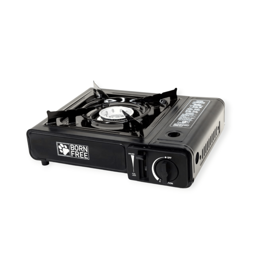 Born Free Single Burner Portable Stove 1160 Get 1 Cadac 220G Nozzle Cartridge For Free