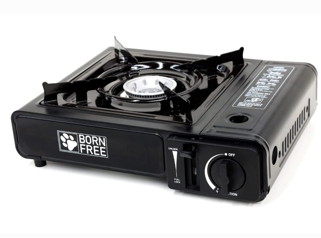 Born Free Single Burner Portable Stove 1160 Get 1 Cadac 220G Nozzle Cartridge For Free
