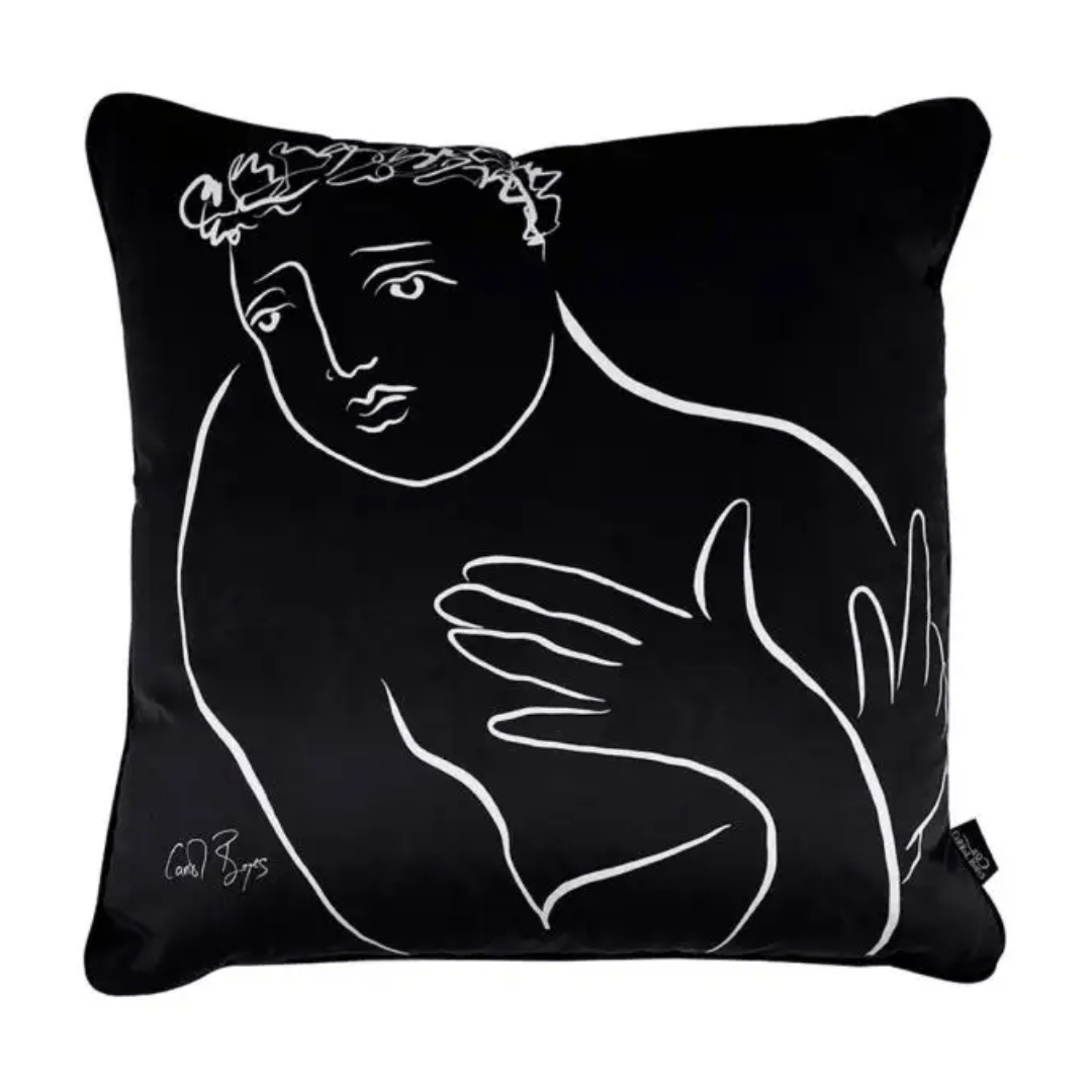Carrol Boyes Cushion Cover 60X60 Hold My Heart Reminisce UFC-HMH-RMN-BL