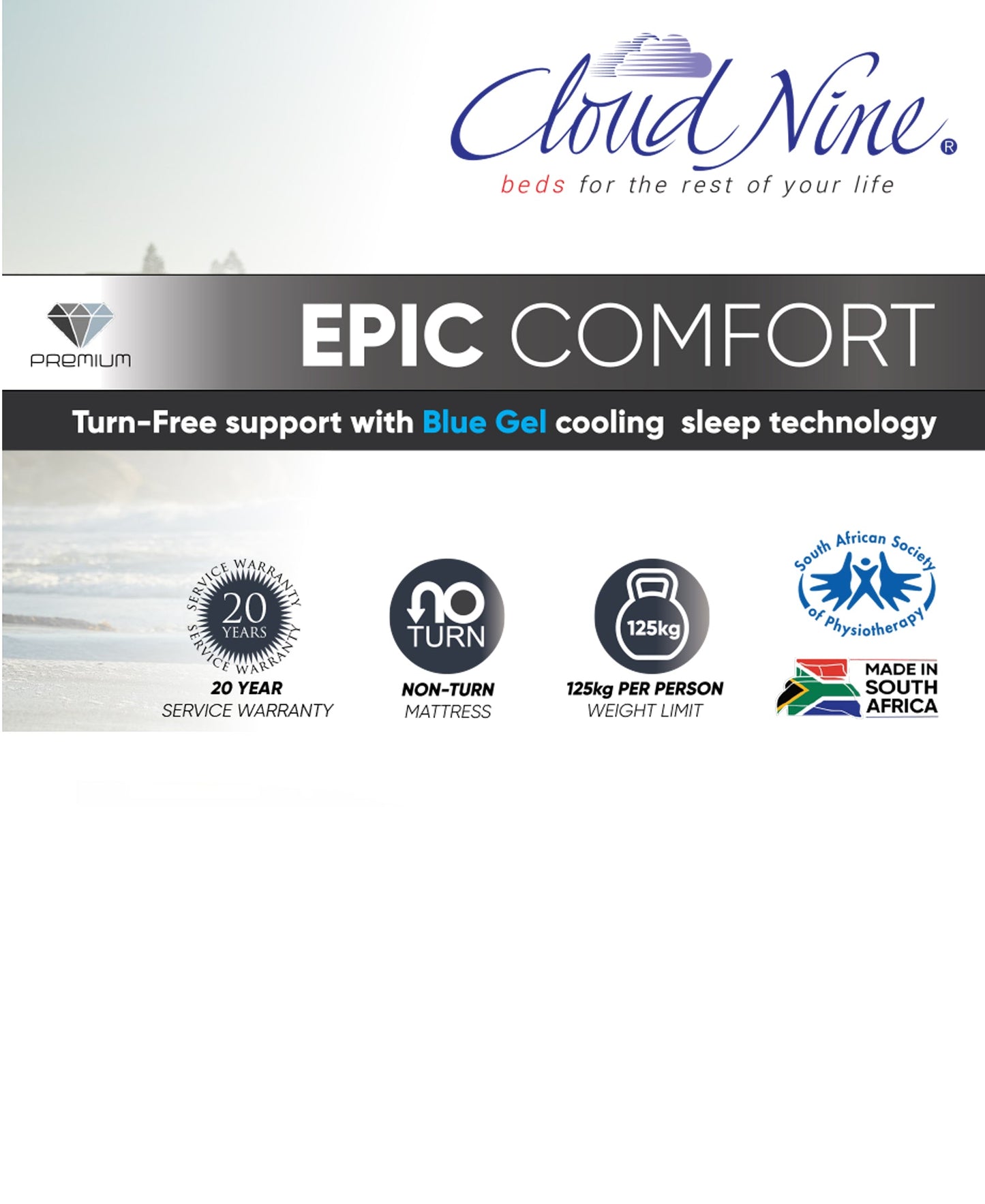 Cloud Nine Epic Comfort Bed