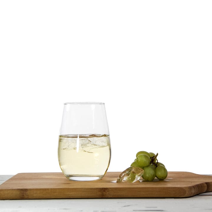 Consol Glass Bordeaux Wine Stemless 480ml Set Of 4
